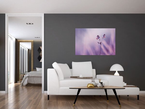 Tablou - Fluturi mov (90x60 cm)