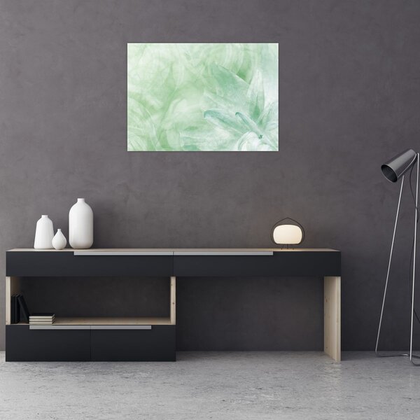 Tablou - Floare verde (70x50 cm)
