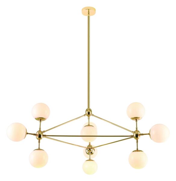 Open Design Bao lampă de tavan x8 W alb-auriu OR80070