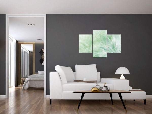 Tablou - Floare verde (90x60 cm)