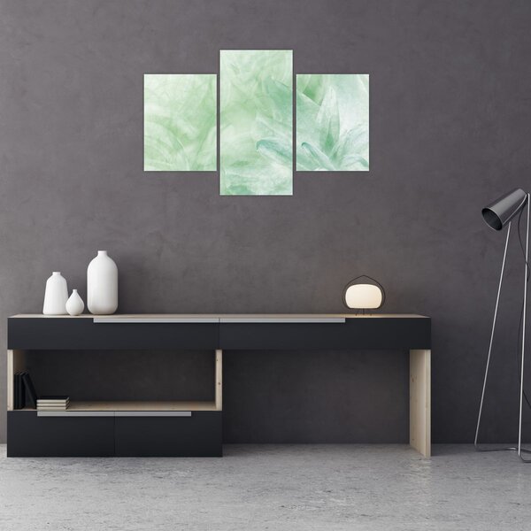 Tablou - Floare verde (90x60 cm)