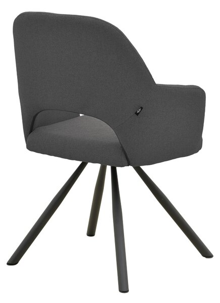 Scaun Verta, Antracit, 59x58x87 cm
