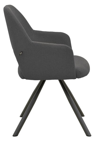 Scaun Verta, Antracit, 59x58x87 cm