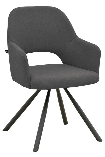 Scaun Verta, Antracit, 59x58x87 cm
