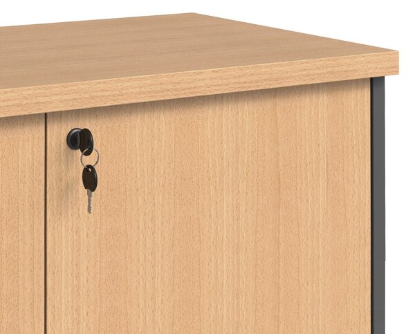 Comoda joasa Fesialo, Antracit, 80x41x80 cm