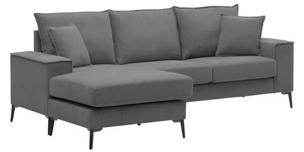 Canapea reversibila Ravelma, Antracit, 241x168x87 cm