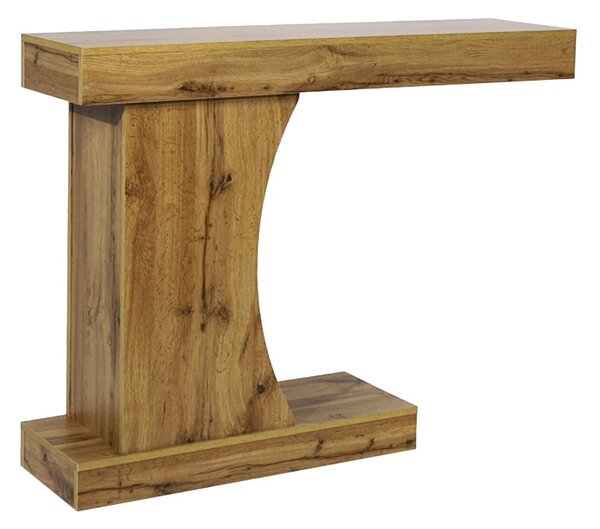 Consola Devo, Stejar, 120x30x90 cm