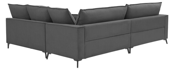 Canapea reversibila Almy, Antracit, 271x219x91 cm