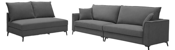 Canapea reversibila Almy, Antracit, 271x219x91 cm