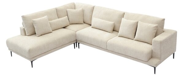 Coltar dreapta Maliva, Bej, 280x210x100 cm