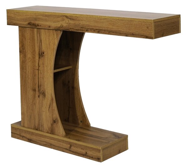 Consola Devo, Stejar, 120x30x90 cm