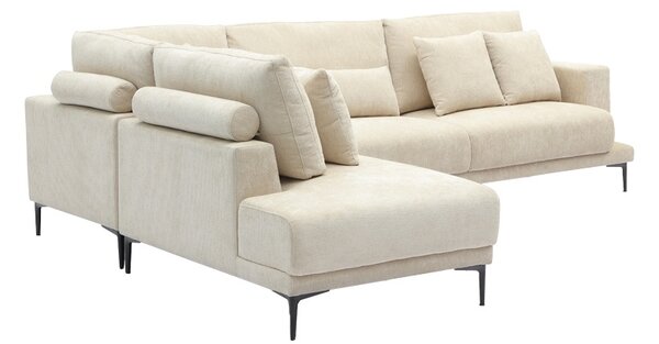 Coltar dreapta Maliva, Bej, 280x210x100 cm