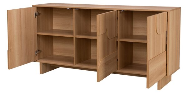 Bufet Jenfia, Natural, 155x75.5x39 cm