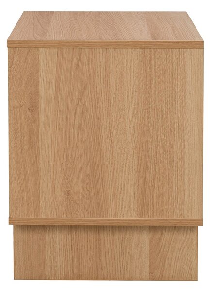 Masuta laterala Jenfia, Natural, 48x39x50.5 cm
