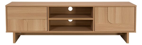 Comoda TV Jenfia, Natural, 150x39x45.5 cm
