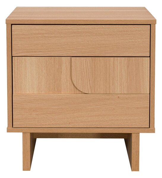 Masuta laterala Jenfia, Natural, 48x39x50.5 cm