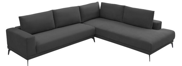 Coltar stanga Selio, Antracit, 300x240x100 cm