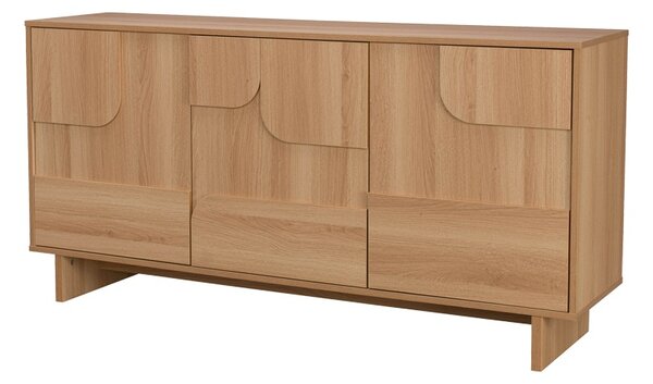 Bufet Jenfia, Natural, 155x75.5x39 cm