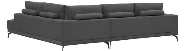 Coltar stanga Selio, Antracit, 300x240x100 cm