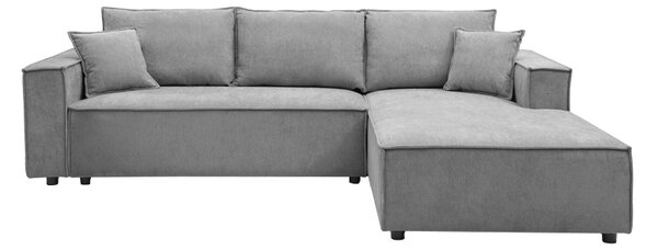 Coltar stanga Maden, Gri, 279x203x90 cm