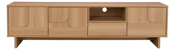 Comoda TV Jenfia, Natural, 180x39x45.5 cm