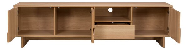 Comoda TV Jenfia, Natural, 180x39x45.5 cm