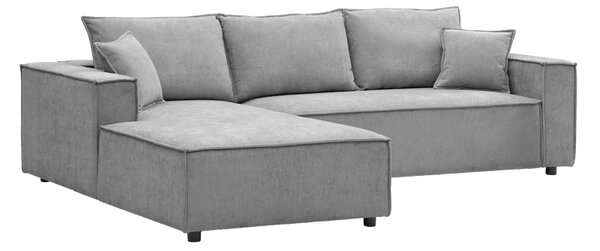 Coltar dreapta Maden, Gri, 279x203x90 cm