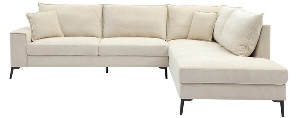 Coltar stanga Zenqua, Bej, 291x233x90 cm