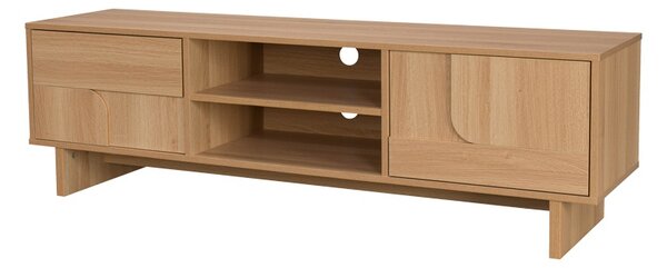 Comoda TV Jenfia, Natural, 150x39x45.5 cm