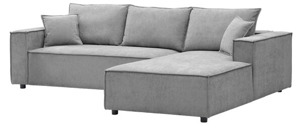 Coltar stanga Maden, Gri, 279x203x90 cm
