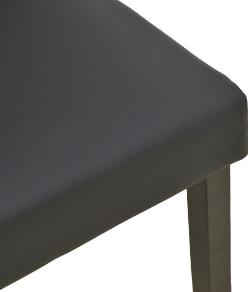 Scaun Zeben, Negru, 43.5x55.5x93.5 cm