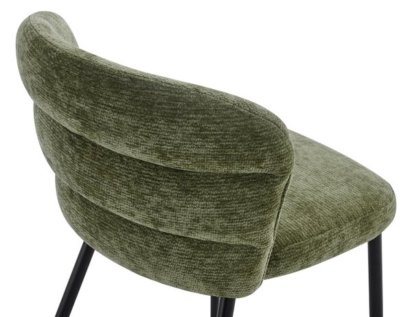 Scaun Mercy, Verde inchis, 57x60.5x79 cm