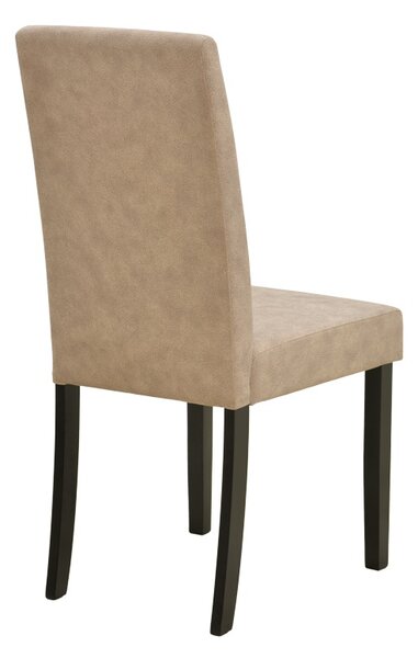 Scaun Zeben, Bej/Negru, 43.5x55.5x93.5 cm
