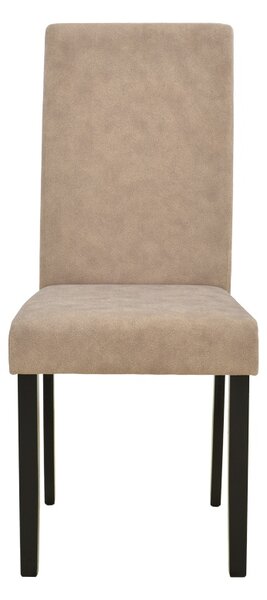 Scaun Zeben, Bej/Negru, 43.5x55.5x93.5 cm