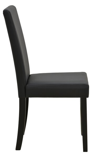 Scaun Zeben, Negru, 43.5x55.5x93.5 cm