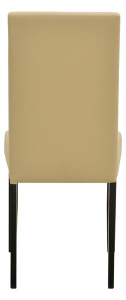 Scaun Zeben, Ecru, 43.5x55.5x93.5 cm