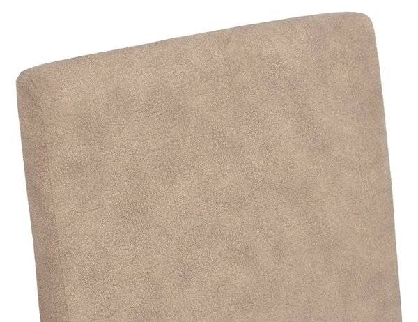 Scaun Zeben, Bej/Negru, 43.5x55.5x93.5 cm