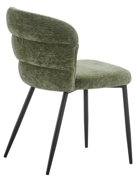 Scaun Mercy, Verde inchis, 57x60.5x79 cm