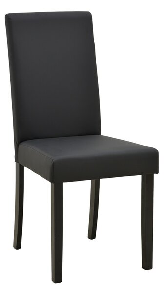 Scaun Zeben, Negru, 43.5x55.5x93.5 cm
