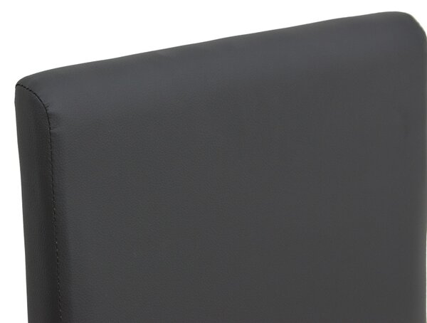 Scaun Zeben, Negru, 43.5x55.5x93.5 cm