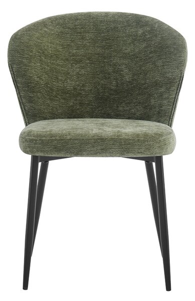 Scaun Mercy, Verde inchis, 57x60.5x79 cm