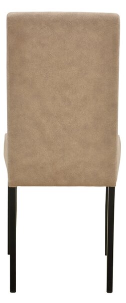 Scaun Zeben, Bej/Negru, 43.5x55.5x93.5 cm