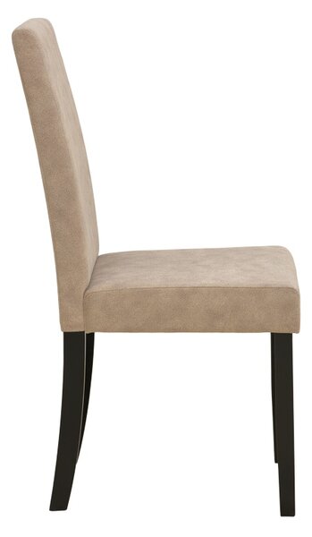 Scaun Zeben, Bej/Negru, 43.5x55.5x93.5 cm