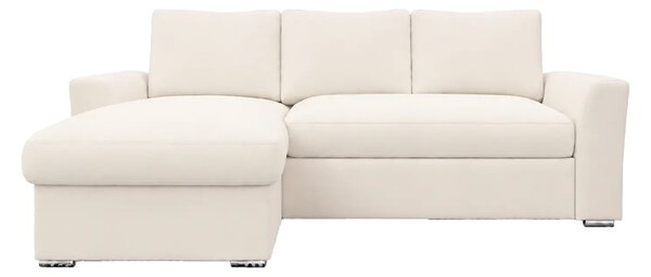 Canapea extensibila Belle, Ecru, 236x164x88 cm