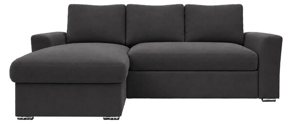 Canapea extensibila Βelle, Antracit, 236x164x88 cm