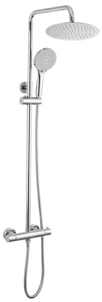 Set de duș fără pipă cu termostat Rea Lungo Chrome