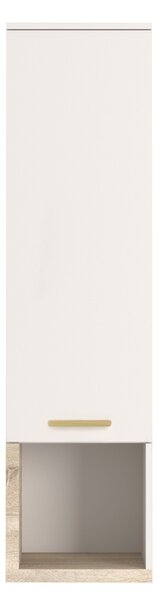 Set living 2 buc. Comoda TV si Dulap perete Norda, Crem, 187x40x58.4 cm