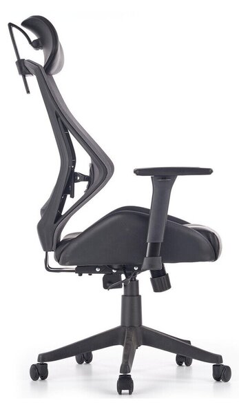 Scaun de birou Houston 391, Negru, Gri, 110x68x78cm, 20 kg