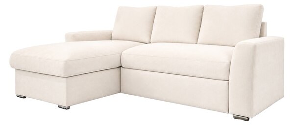 Canapea extensibila Belle, Ecru, 236x164x88 cm