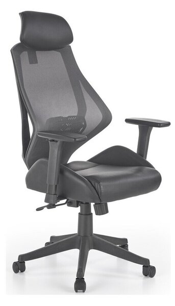 Scaun de birou Houston 391, Negru, Gri, 110x68x78cm, 20 kg
